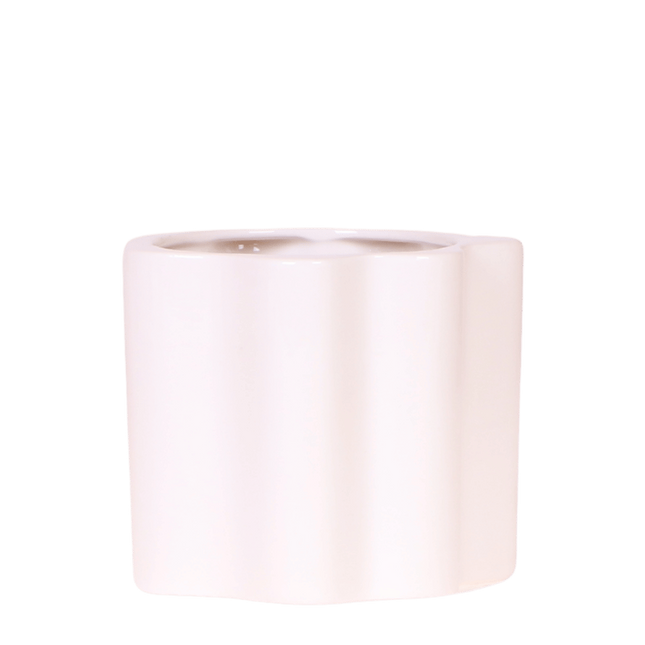 Kolibri Home | Dreamy kruka - Vit - Ø9 cm