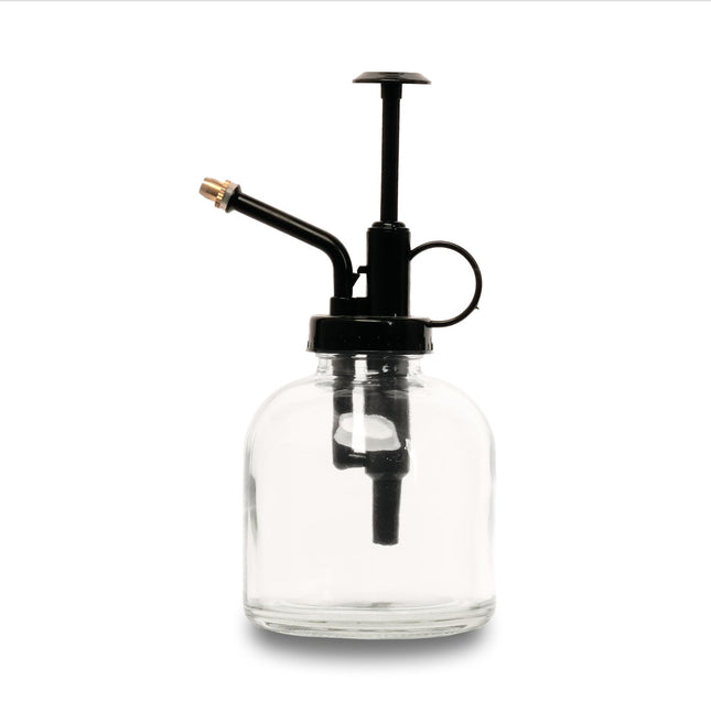 Pflanzensprüher – Klarglas mit schwarzem Rand – 300 ml