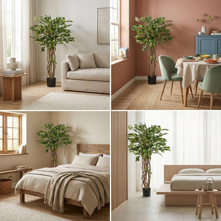 Artificial Ficus Liana Plant Artificial Tree - ↕140cm