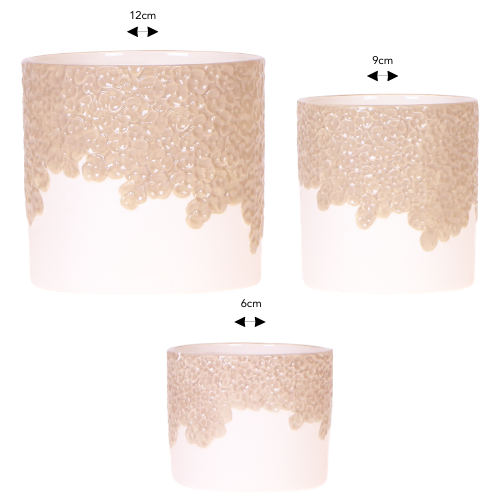 Kolibri Company | Oferta combinada | Arena decorativa para macetas Bloom – set de 6 cm + 9 cm + 12 cm