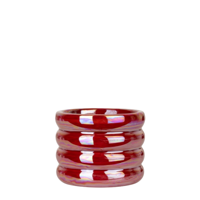 Kolibri Home | Glow sierpot - Rood - Ø6cm