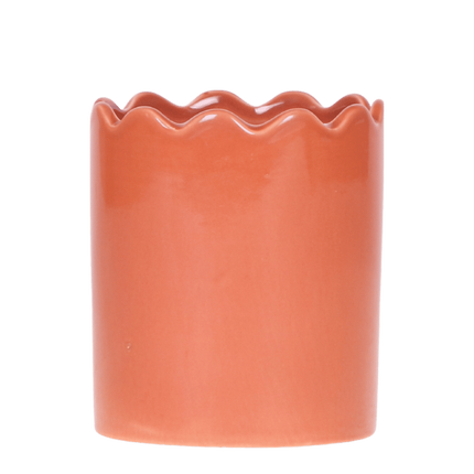 Kolibri Home | Curve sierpot - Terracotta - Ø9cm