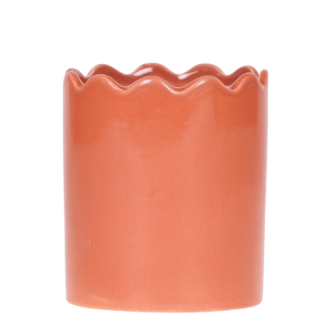 Kolibri Home | Curve sierpot - Terracotta - Ø9cm