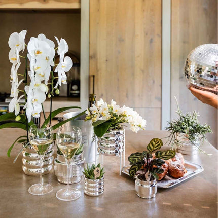 Kolibri Home | Allure Shiny sierpot - Zilver - Ø9cm