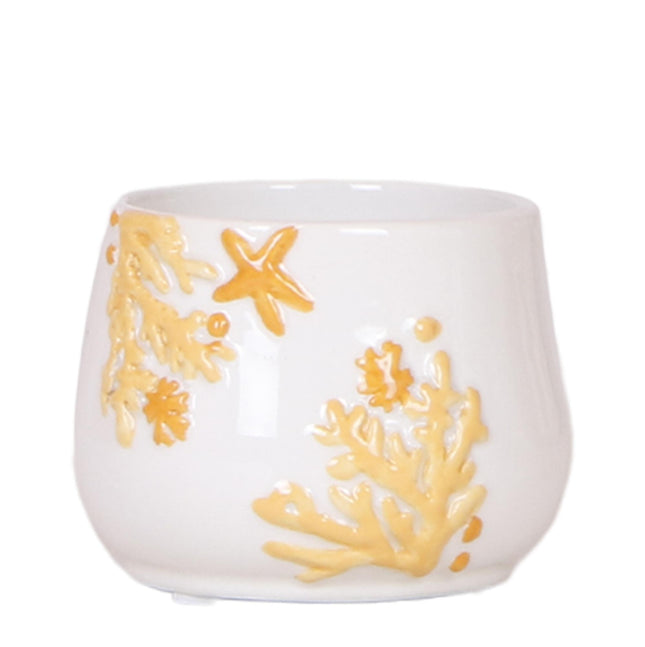 Kolibri Home | Maceta de coral - Amarilla - Ø6cm