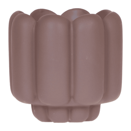 Kolibri Home | Retro sierpot - Bruin - Ø12cm