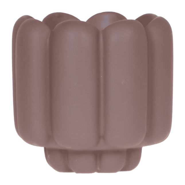 Kolibri Home | Retro blomkruka - Brun - Ø12cm