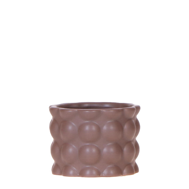 Kolibri Home | Maceta decorativa de algodón - Marrón - Ø6cm