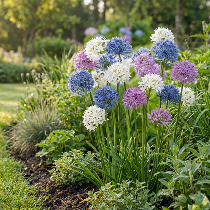 30x Allium Buzzing Beauties - Bloembollen - Sierui Buzzing Beauties - Diversen - Zomerbloeier - Bolmaat 6/7