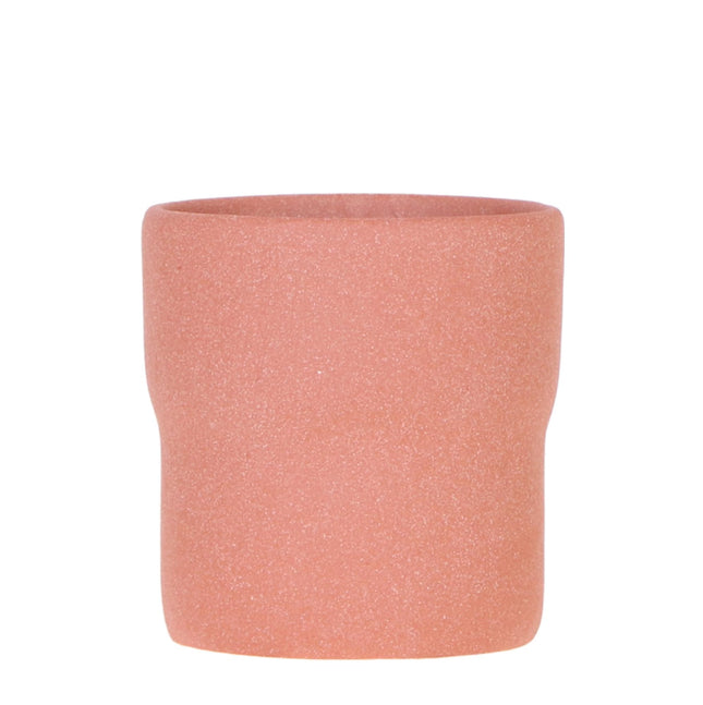 Kolibri Home | Maceta decorativa rústica - Naranja quemado - Ø9cm