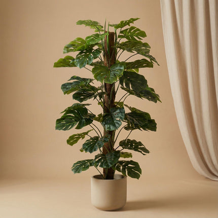 Sztuczna roślina Monstera na patyku - ↕150 cm