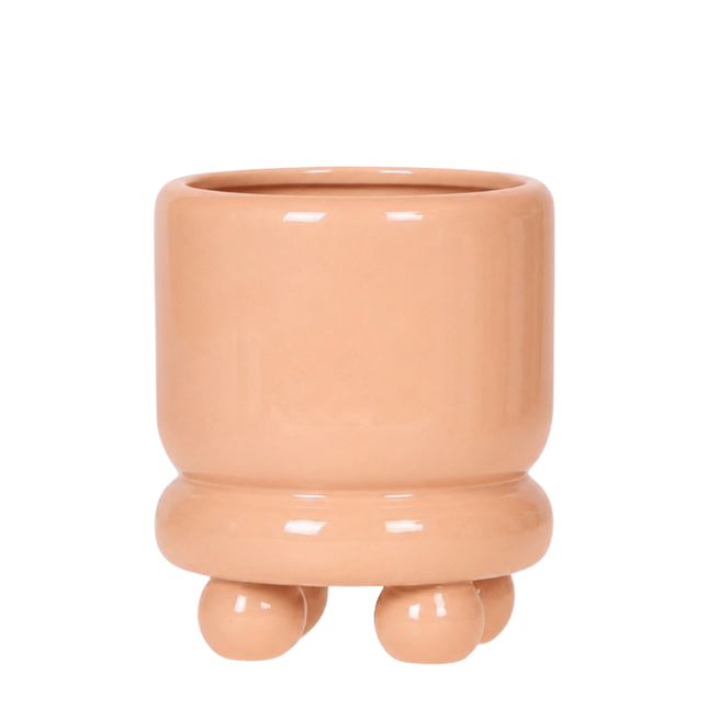 Kolibri Home | Dotty ytterkruka - Orange - Ø9 cm