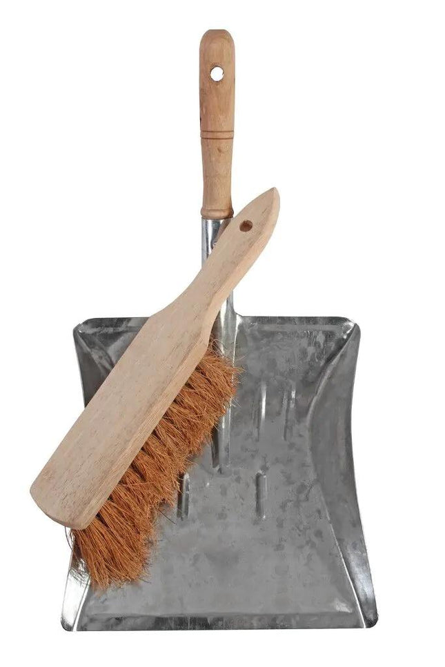 Paletta e spazzola - Stile rustico - Legno e metallo