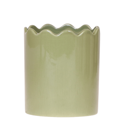 Kolibri Home | Curve sierpot - Groen - Ø9cm