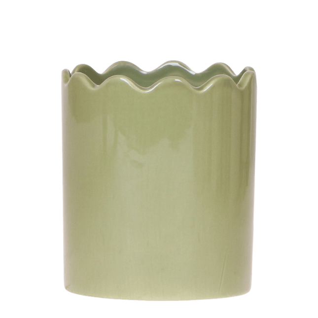 Kolibri Home | Curve sierpot - Groen - Ø9cm