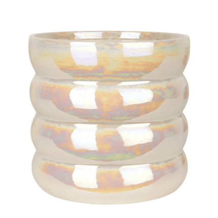 Kolibri Home | Glow sierpot - Travertine - Ø12cm
