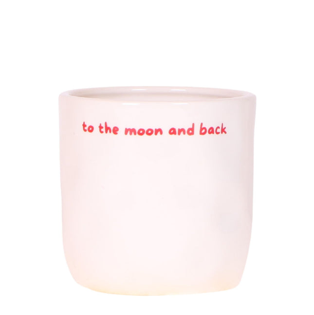 Kolibri Home | Maceta decorativa "Hasta la luna y de vuelta" - Ø9 cm
