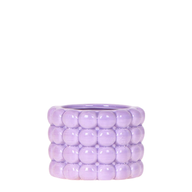 Kolibri Home | Maceta decorativa Poppy - Morada - Ø6cm