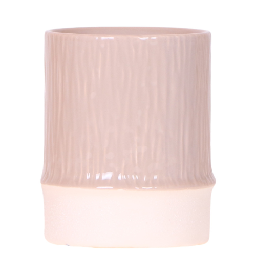 Kolibri Home | Maceta decorativa de bambú - Arena - Ø9cm
