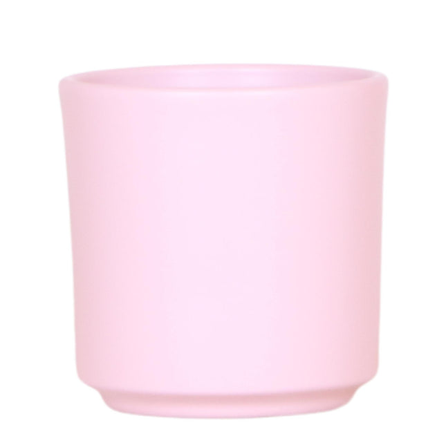 Kolibri Home | Maceta Simplicity - Maceta decorativa de cerámica - Rosa - 9 cm