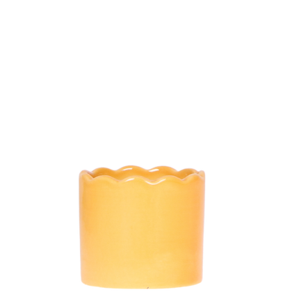 Kolibri Home | Curve sierpot - Mosterdgeel - Ø6cm