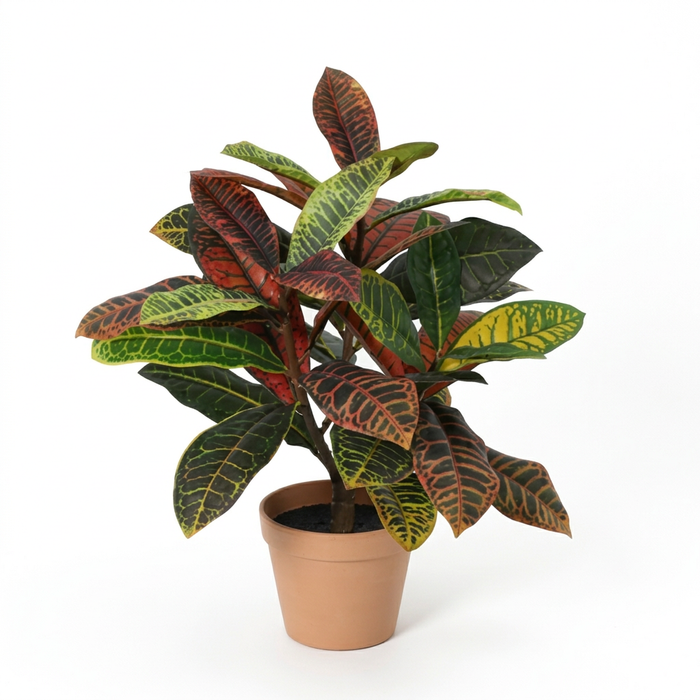 Plante artificielle Croton codiaeum - ↕40cm