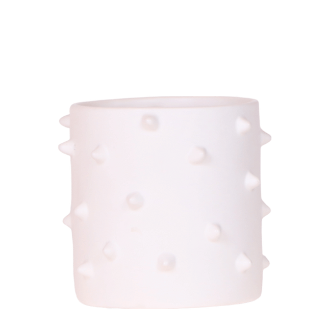 Kolibri Home | Spike blomkruka - Vit - Ø9cm