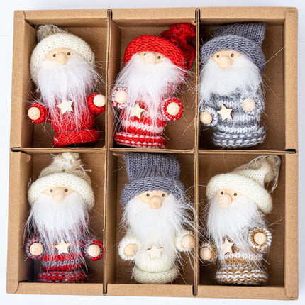 Gnome Dolls / Star Sweater – 8 cm – Set of 6