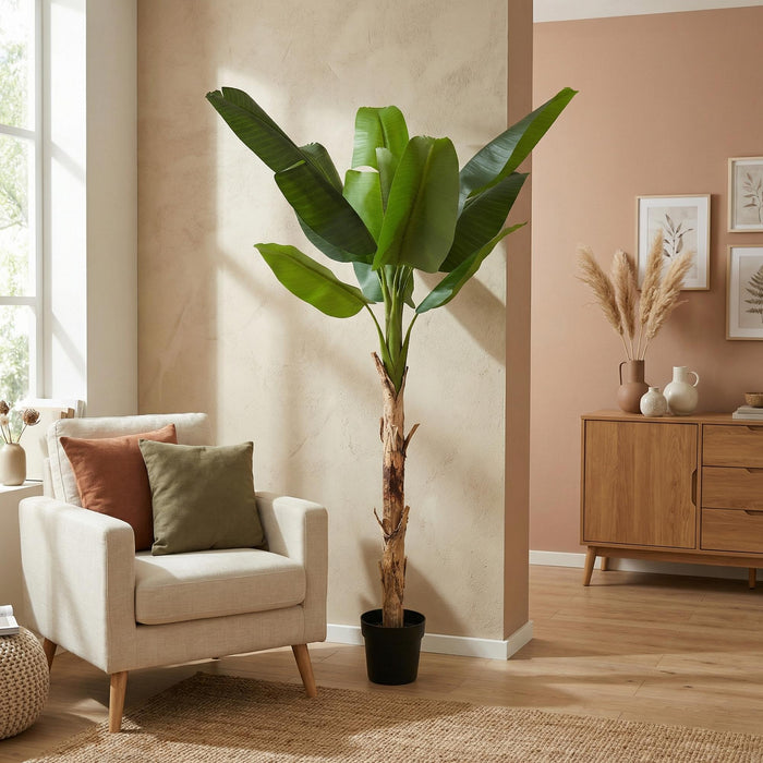 Kunstplant Bananenplant Musa - ↕190cm