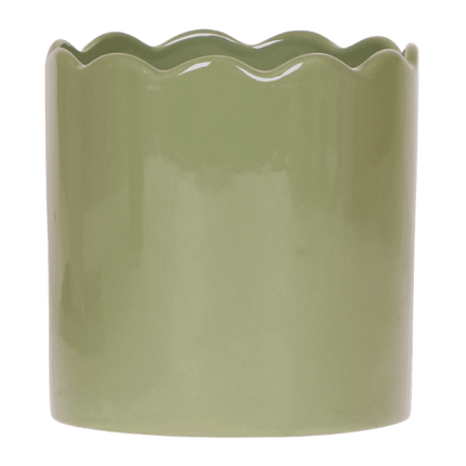 Kolibri Home | Curve sierpot - Groen - Ø12cm