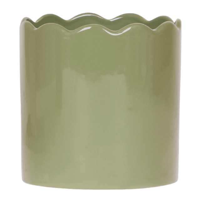 Kolibri Home | Curve sierpot - Groen - Ø12cm