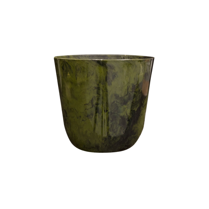 Pot Palermo marble groen D30 x H28