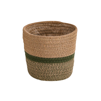 Panier à plantes - Panier en jonc de mer P21