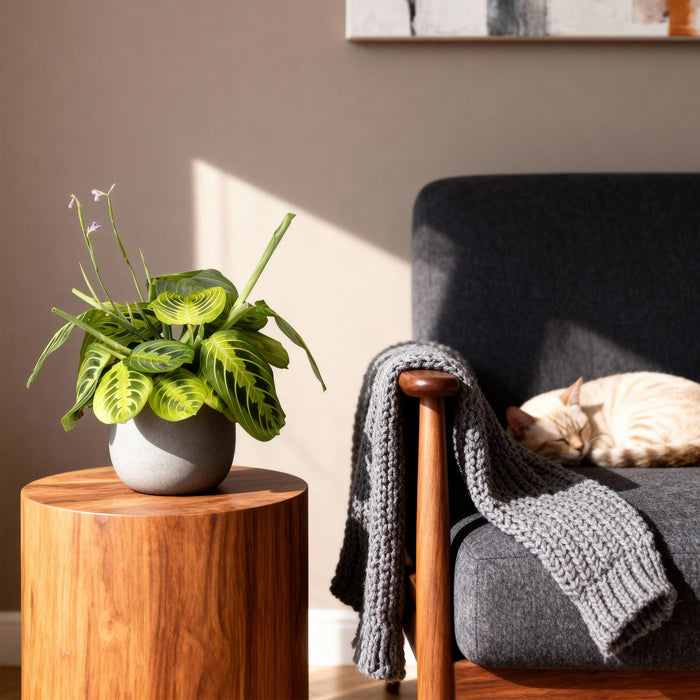 Maranta Fascinator Lemon Lime - Gebedsplant - ↕30-35cm - Ø12cm - 2x