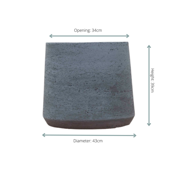 Pot Aniek antraciet - D43 x H39