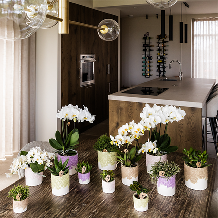 Kolibri Home | Blomsterpotte - Sand - Ø12cm