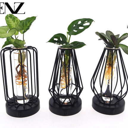 Mix in Turin Glass + LED - 3 pieces - Ø7cm - ↕20cm