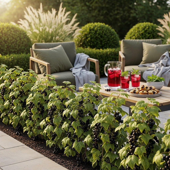 Ribes Nigrum Titania - Zwarte Bes - ↕30-35cm - Ø9cm - 3x