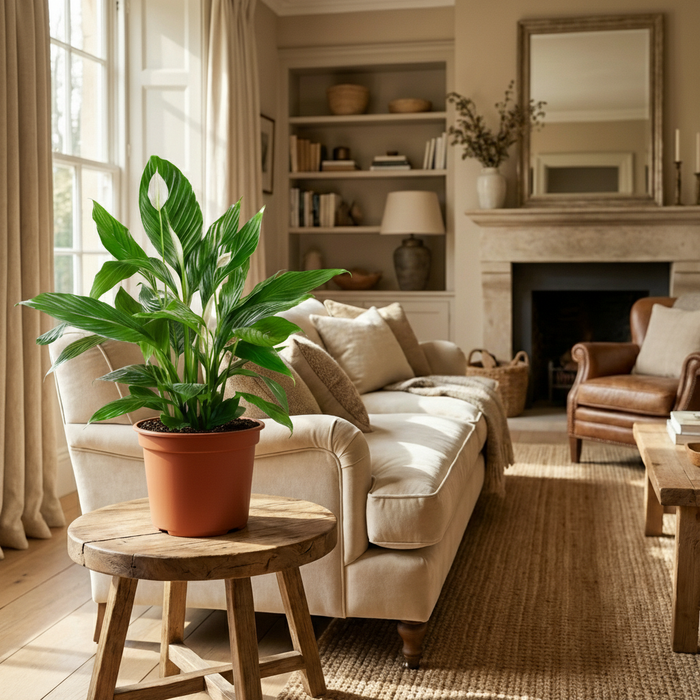 Spathiphyllum - Lepelplant - ↕70-80cm - Ø19cm