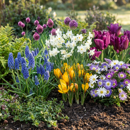 1000x Bulb Garden Mix - Bloembollen - Bollentuinmix - Diversen - Zomerbloeier - Bolmaat 10/12
