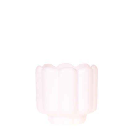 Kolibri Home | Doniczka dekoracyjna w stylu retro - biała - Ø6 cm