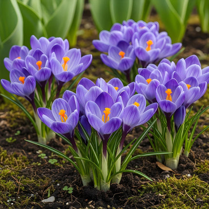 Flower bulbs - Crocus Blue - Color Blue - 30 pieces - Bulb size 7/8 - XXL Pack