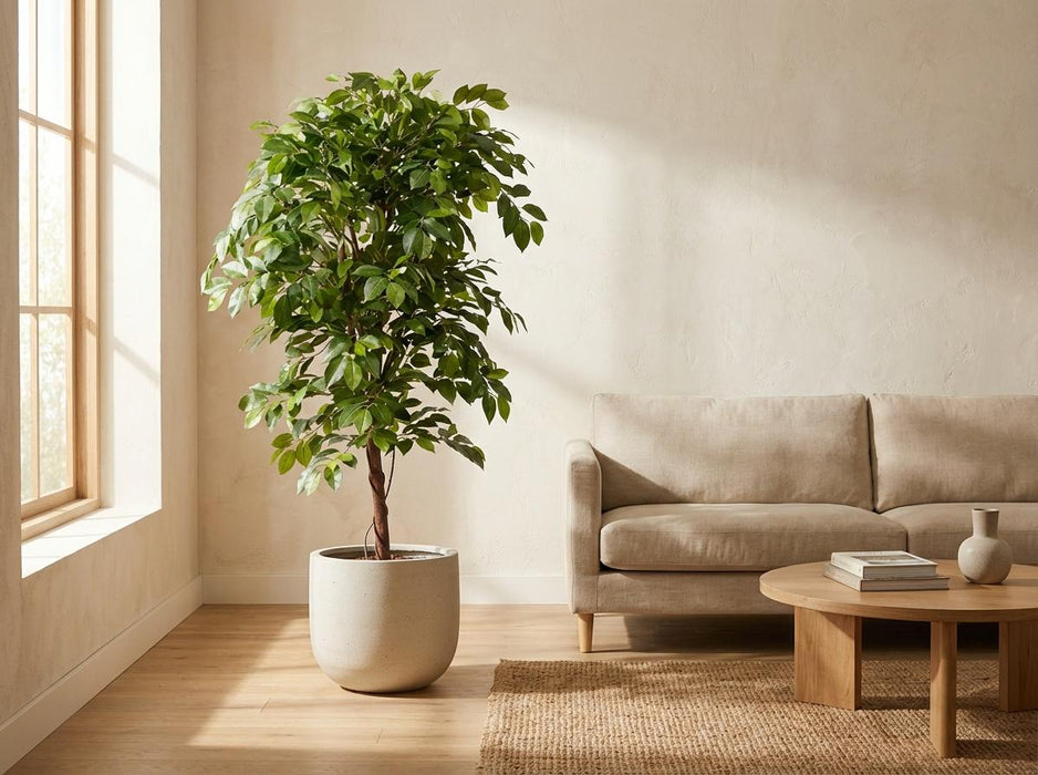 Kunstplant Ficus Deluxe Vine Kunstboom - ↕140cm