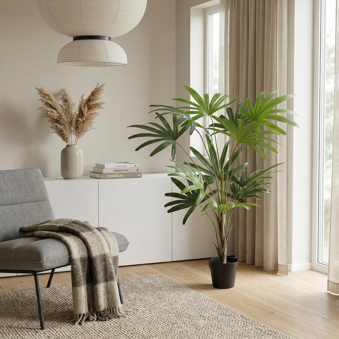 Kunstplant Rhapis Excelsa - ↕120cm