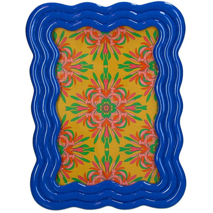 Fotolijst Gebogen Polyresin Blauw