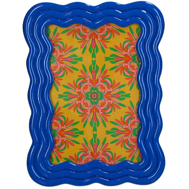 Fotolijst Gebogen Polyresin Blauw