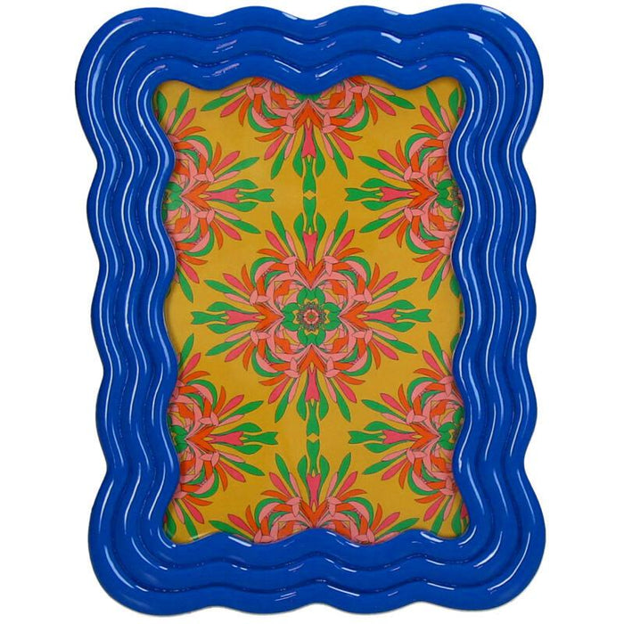 Fotolijst Gebogen Polyresin Blauw