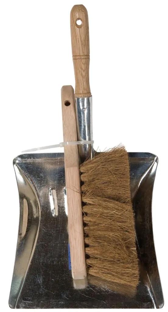 Paletta e spazzola - Stile rustico - Legno e metallo