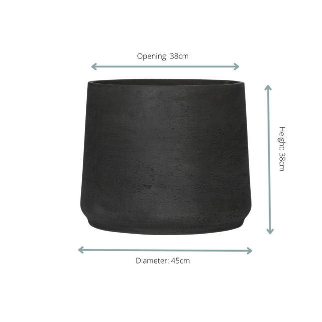 Jumbo Patt Negro Lavado - D45 x H38