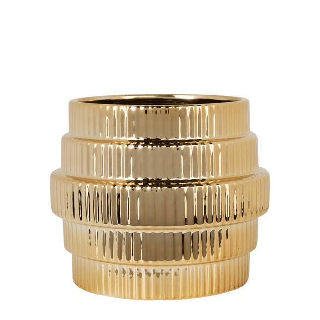 Kolibri Home | Allure Empire Shiny blomkruka - Guld - Ø9cm